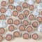 Big Dot of Happiness Mocha Brown Wedding Candy Stickers, Mr & Mrs Wedding Guest Favors, Party Favor Labels, Small Round Candy Stickers - 324 Count